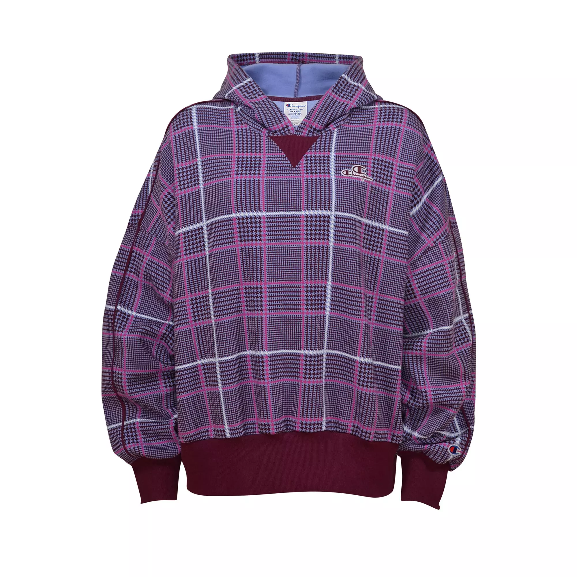 Champion sale plaid hoodie